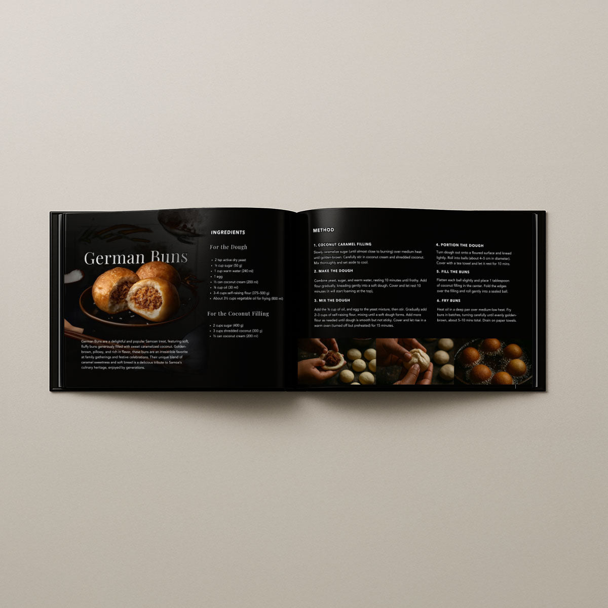 Hardcover A4 - Samoan Delights: 24 Samoan Recipes Cookbook Expanded Edition - Vol1 + Vol2 Combined - AU/NZ/USA