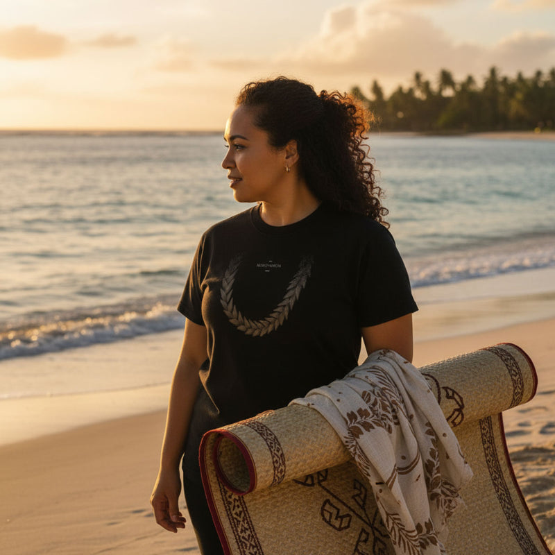 Soft Unisex Tee - Ula Fala Brown - USA