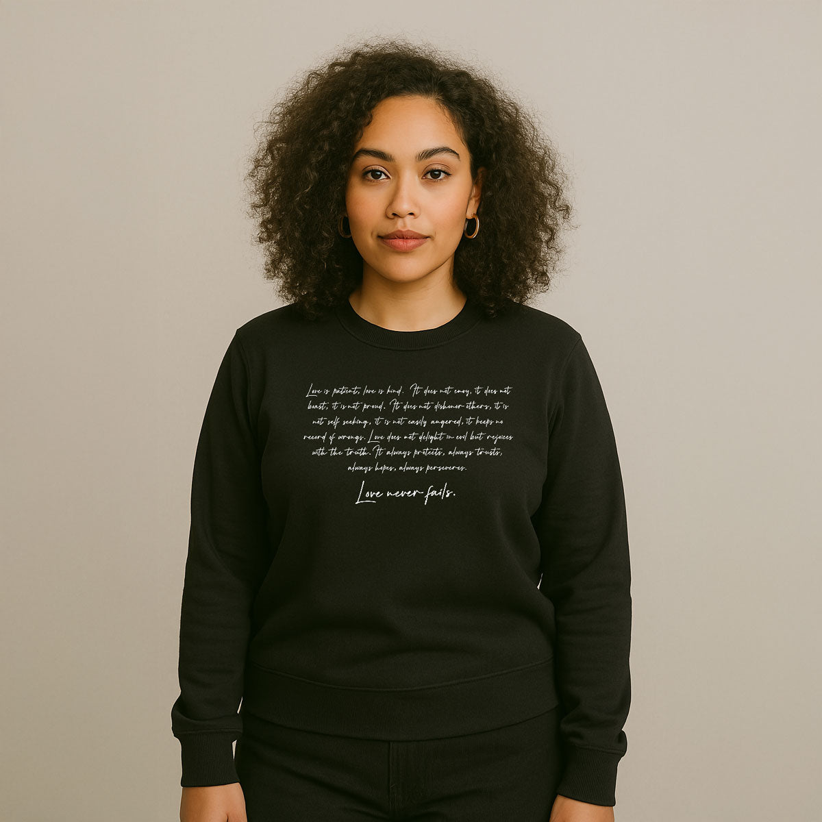 Champion Unisex Sweatshirt - Love Never Fails - AU/NZ/USA - The Koko Samoa