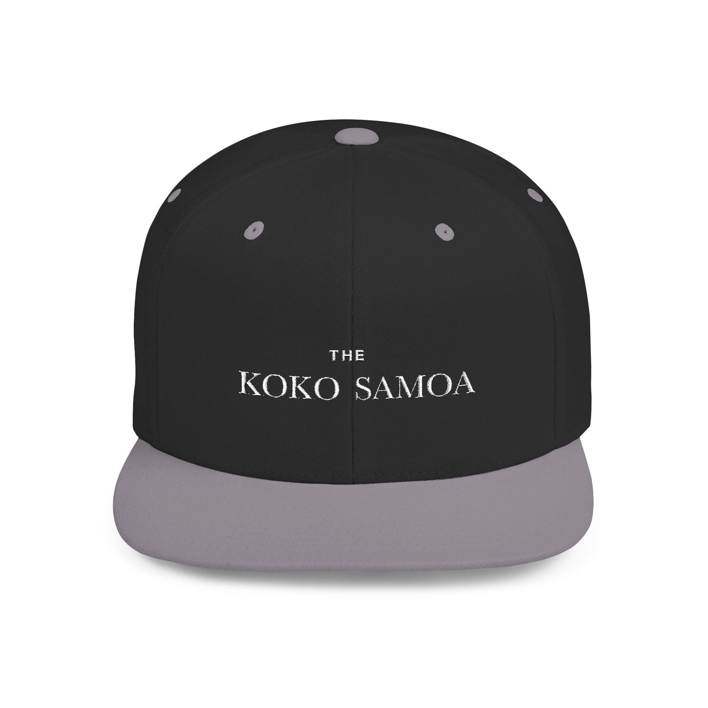 Flat Bill Snapback Hat - Classic - Brand Embroidery - AU/NZ/USA - The Koko Samoa