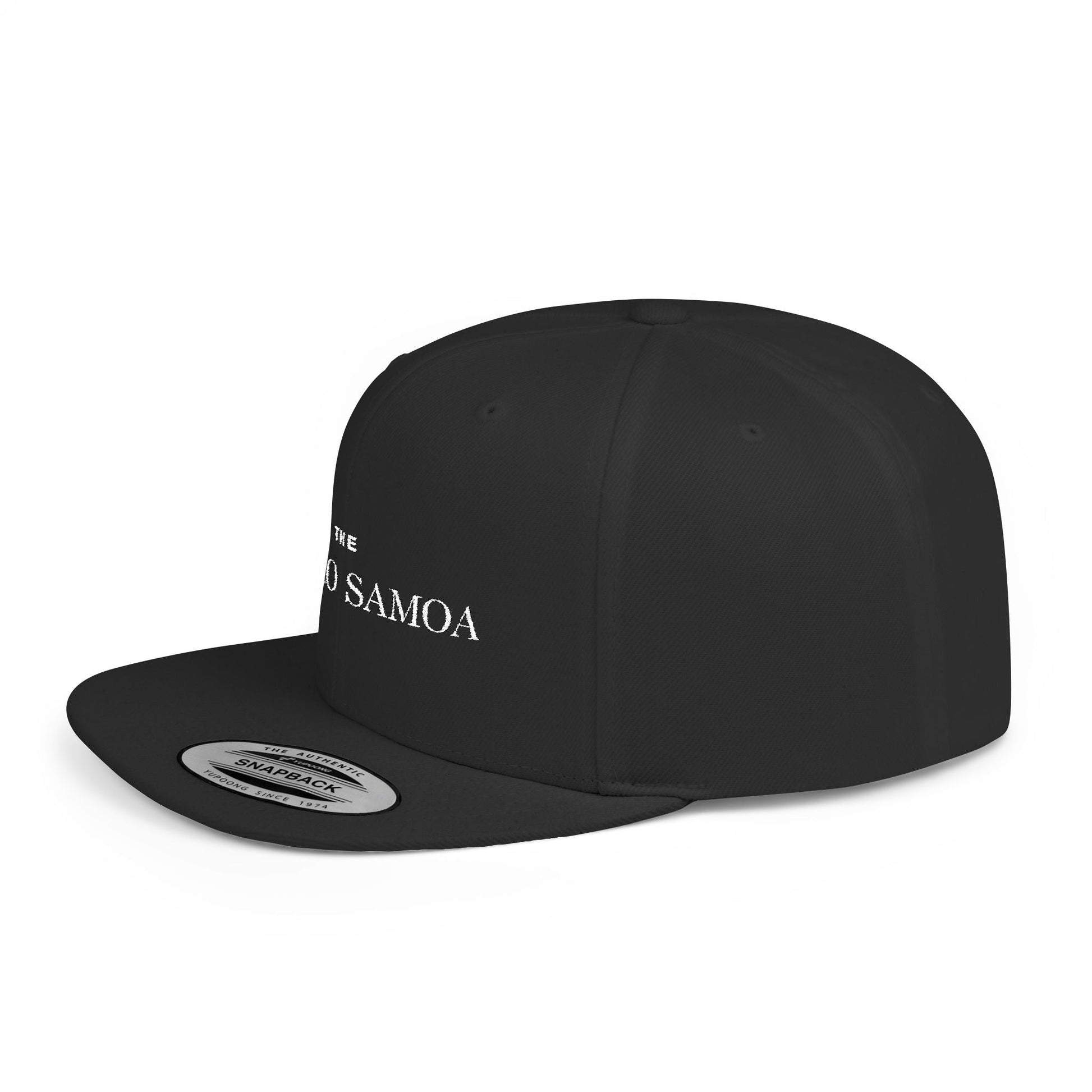Flat Bill Snapback Hat - Classic - Brand Embroidery - AU/NZ/USA - The Koko Samoa
