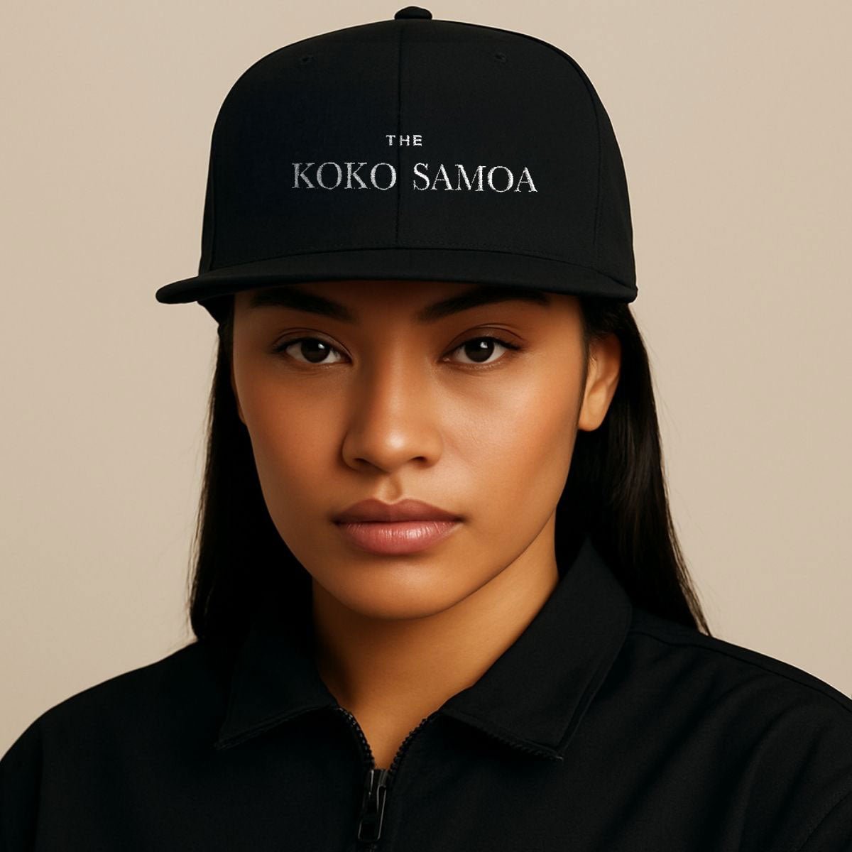 Flat Bill Snapback Hat - Classic - Brand Embroidery - AU/NZ/USA - The Koko Samoa