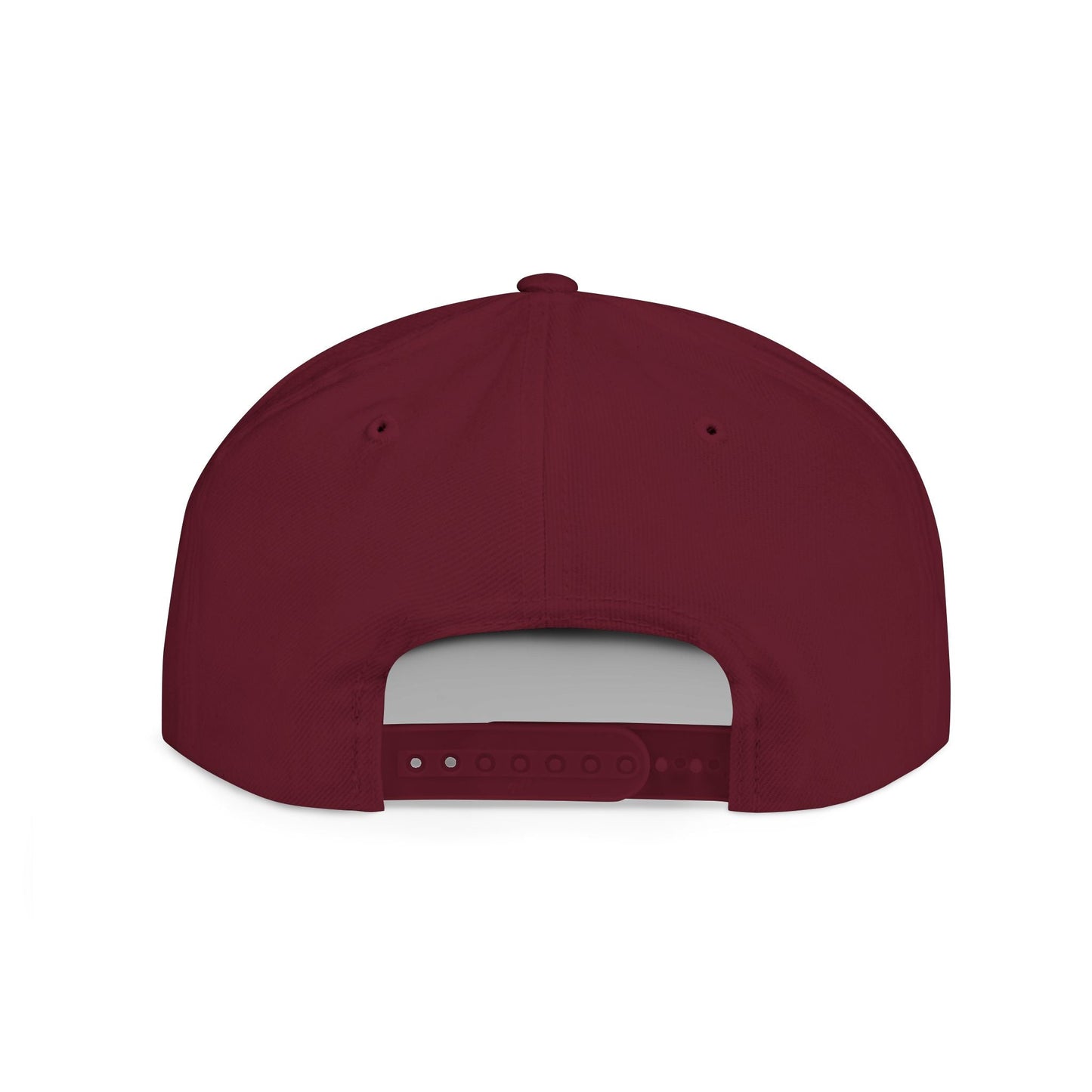 Flat Bill Snapback Hat - USA USO - Red Embroidery - AU/NZ/USA - The Koko Samoa