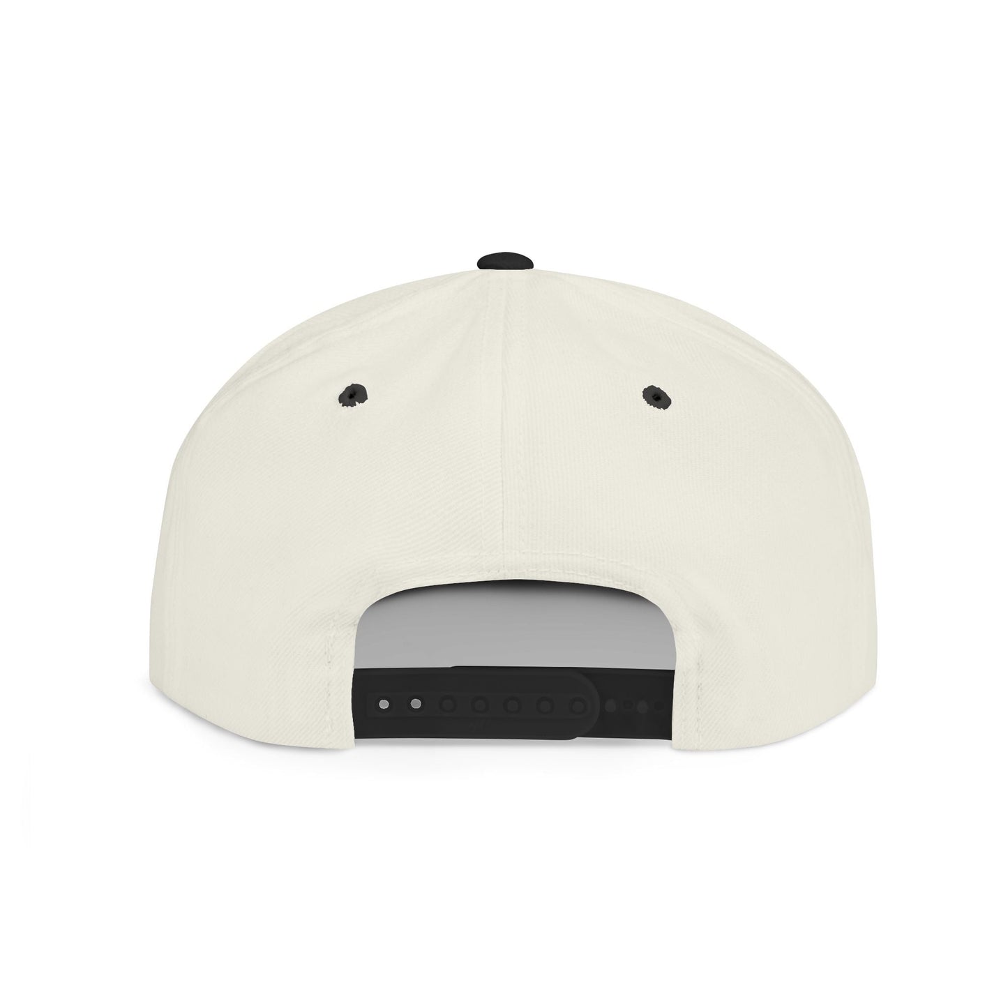 Flat Bill Snapback Hat — USA USO - White Embroidery - AU/NZ/USA - The Koko Samoa
