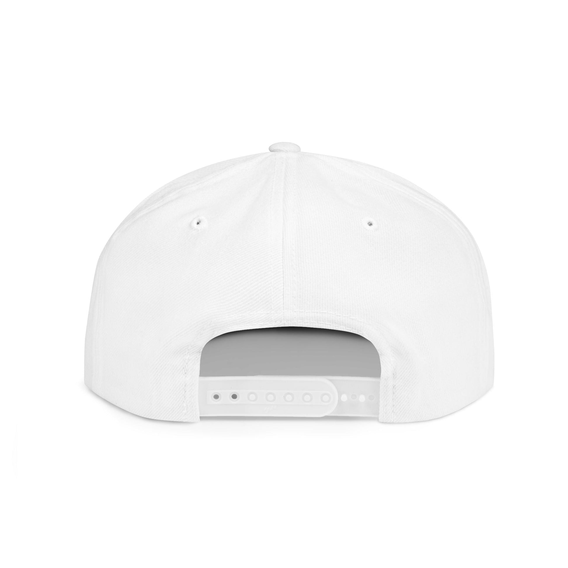 Flat Bill Snapback Hat — USA USO - White Embroidery - AU/NZ/USA - The Koko Samoa