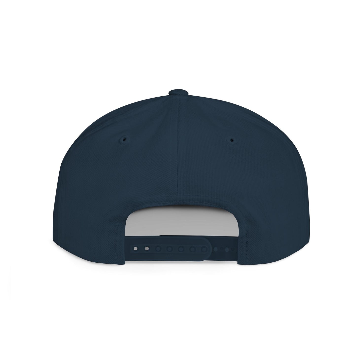 Flat Bill Snapback Hat — USA USO - White Embroidery - AU/NZ/USA - The Koko Samoa
