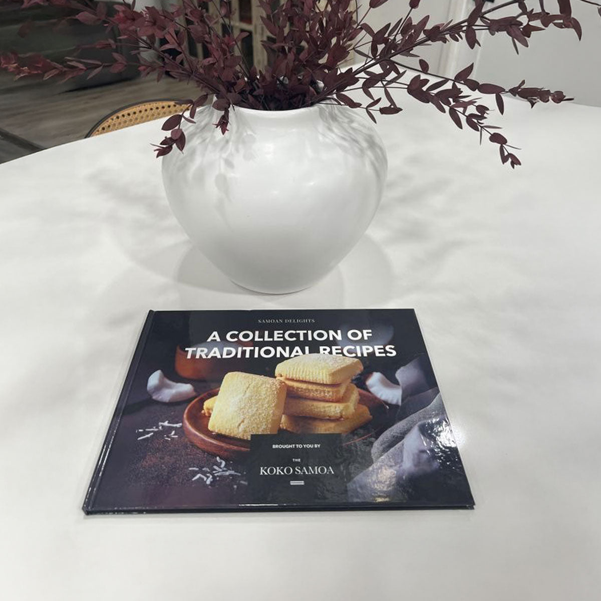 Hardcover A4 - Samoan Delights: Samoan Recipes Cookbook - Vol 1 - AU/NZ/USA - The Koko Samoa