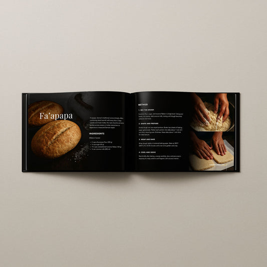 Hardcover A4 - Samoan Delights: Samoan Recipes Cookbook - Vol 2 - AU/NZ/USA - The Koko Samoa