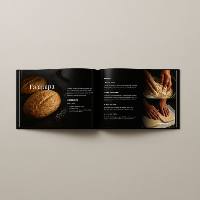 Hardcover A4 - Samoan Delights: Samoan Recipes Cookbook - Vol 2 - AU/NZ/USA - The Koko Samoa