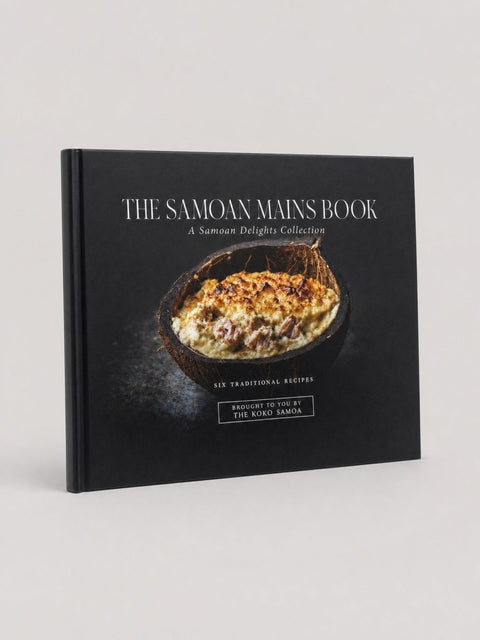 Hardcover Keepsake - The Samoan Mains Book: 6 Samoan Recipes - AU/NZ/USA