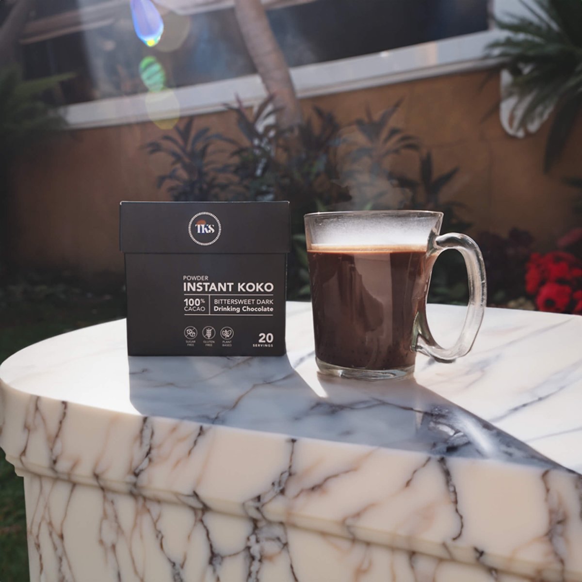 Instant Koko - 100% Cacao Bittersweet Dark Drinking Chocolate | USA - The Koko Samoa