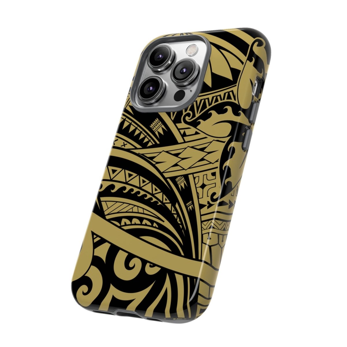 iPhone Tough Phone Case - Bloom Gold - AU/NZ/USA - The Koko Samoa