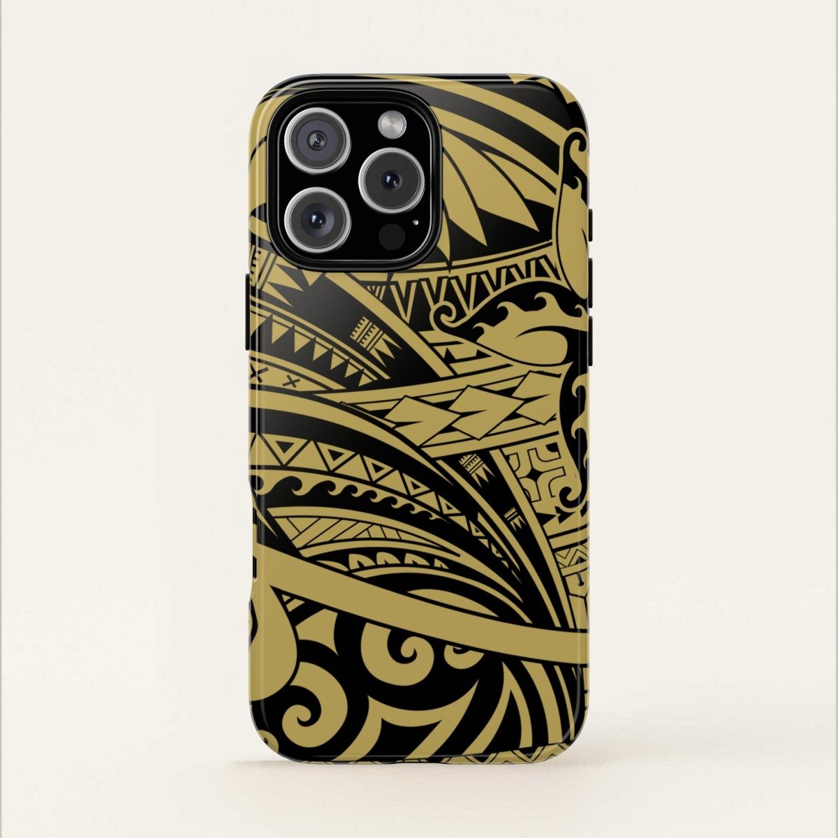 iPhone Tough Phone Case - Bloom Gold - AU/NZ/USA - The Koko Samoa