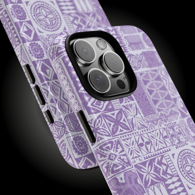 iPhone Tough Phone Case - Lavender Elei - AU/NZ/USA - The Koko Samoa