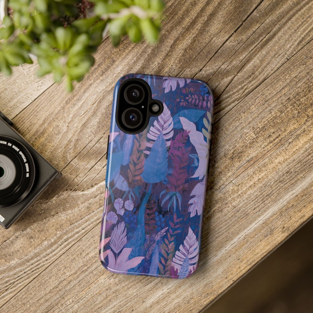 iPhone Tough Phone Case - Lavender Palms - AU/NZ/USA - The Koko Samoa