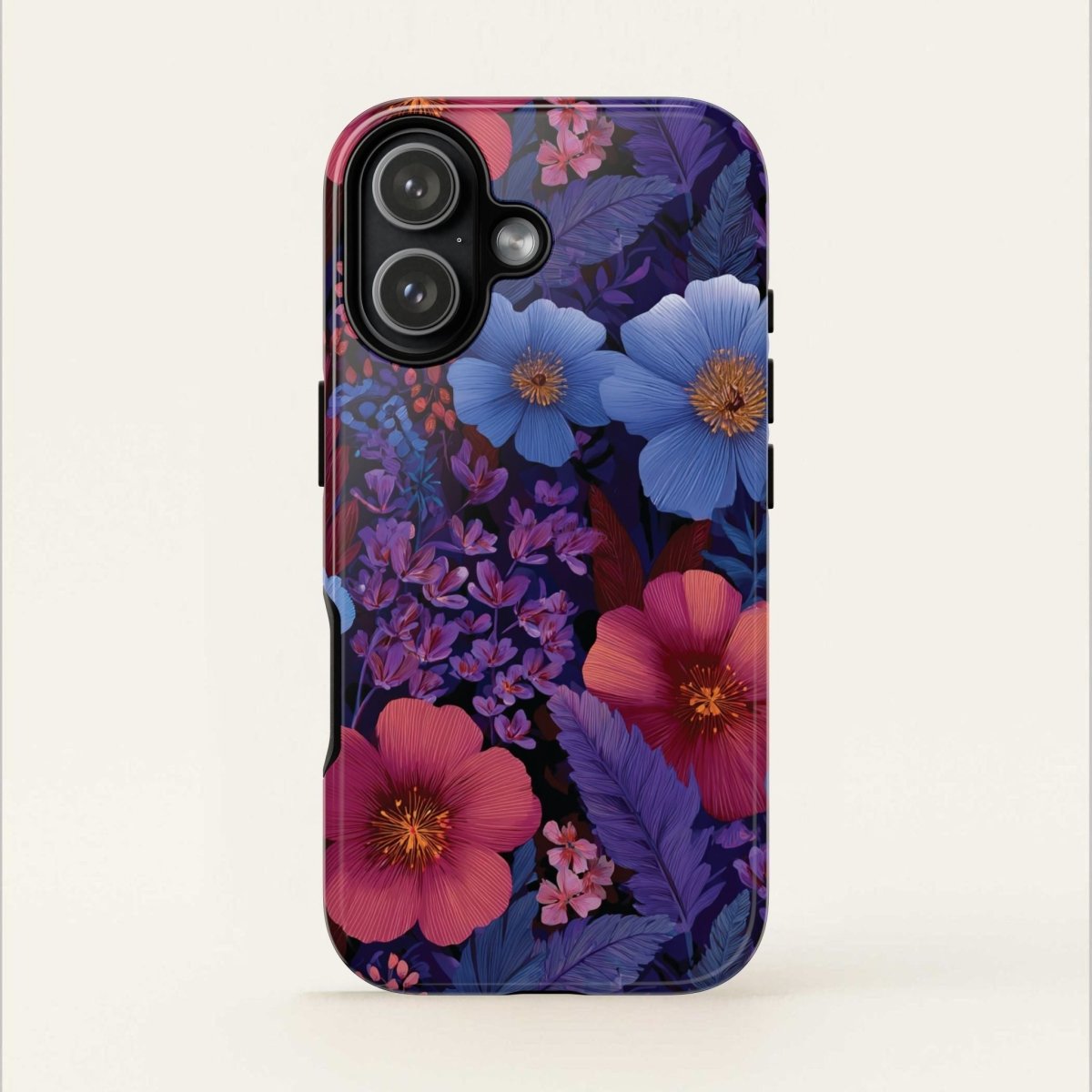 iPhone Tough Phone Case - Lavender Tropics - AU/NZ/USA - The Koko Samoa