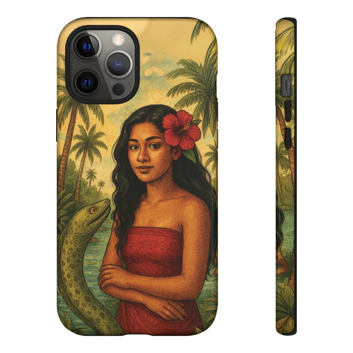 iPhone Tough Phone Case - Sina & The Eel - AU/NZ/USA - The Koko Samoa