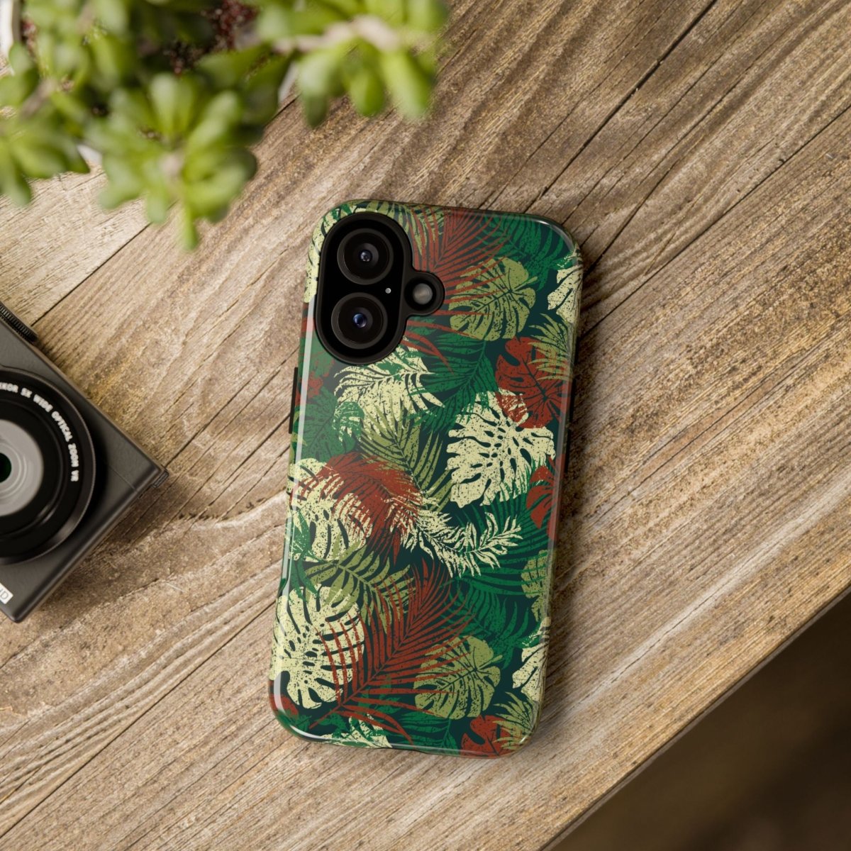 iPhone Tough Phone Case - Tafatafa Greens - AU/NZ/USA - The Koko Samoa