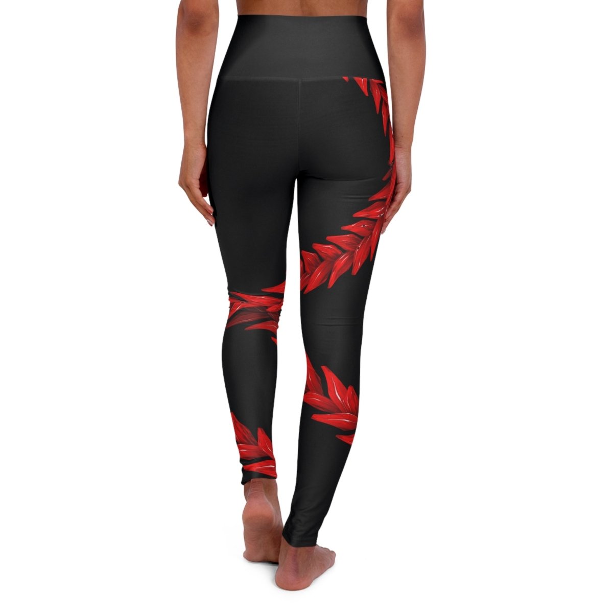 IslandFlex High - Waisted Leggings - Ula Fala - AU/NZ/USA - The Koko Samoa
