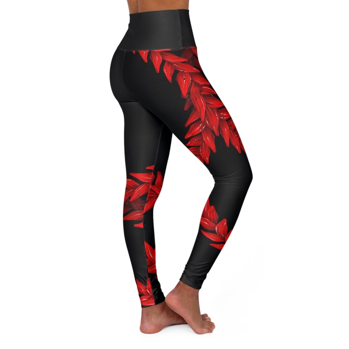 IslandFlex High - Waisted Leggings - Ula Fala - AU/NZ/USA - The Koko Samoa
