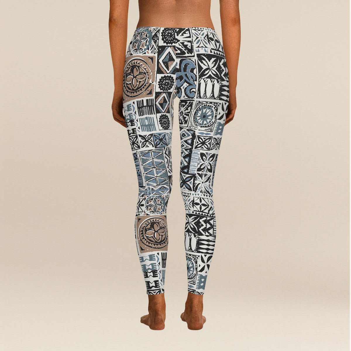 IslandFlex Leggings - Elei Steel - AU/NZ/USA - The Koko Samoa