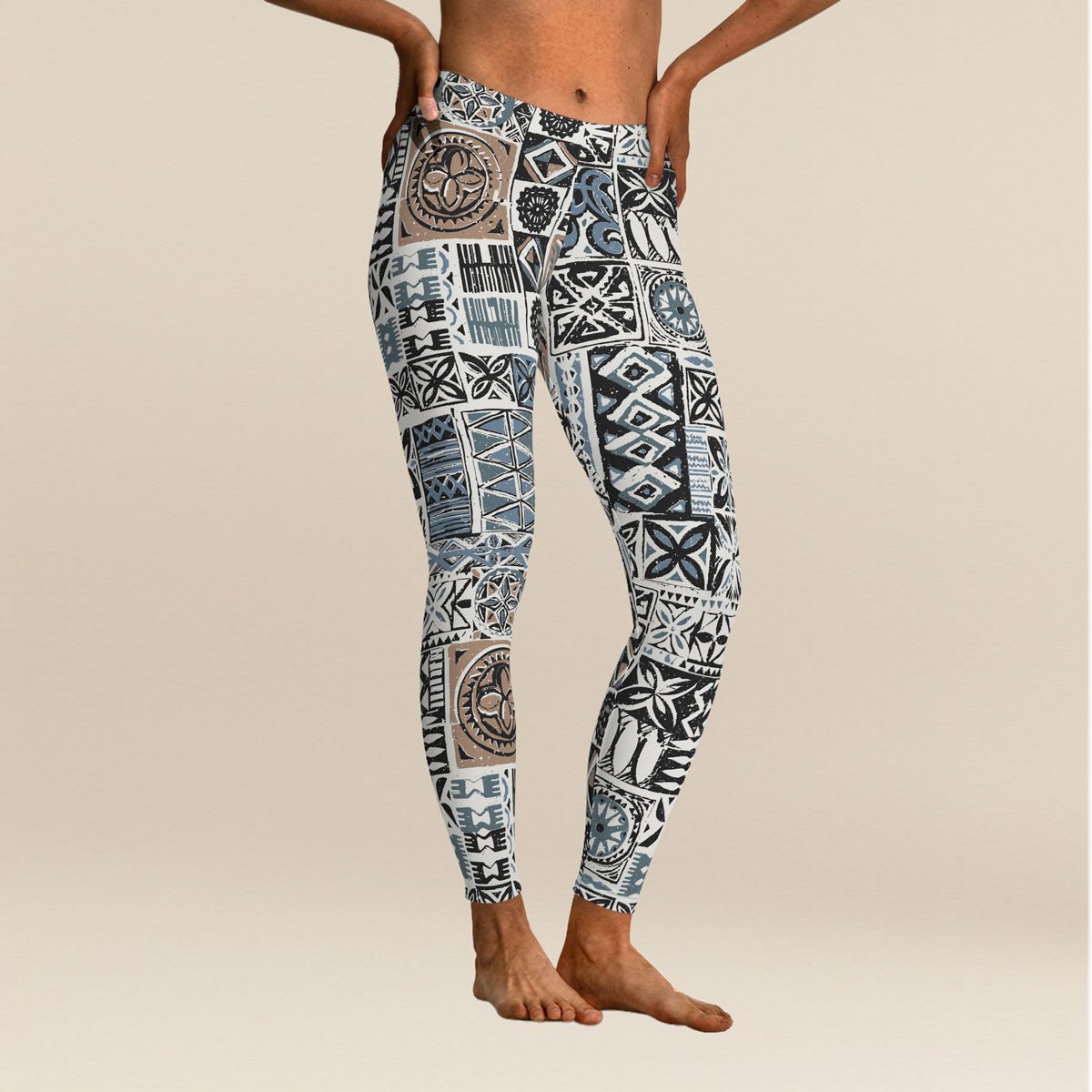 IslandFlex Mid-Rise Leggings - Elei Steel - AU/NZ/USA