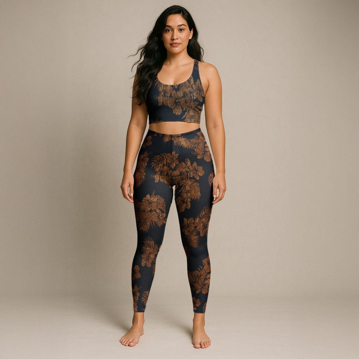IslandFlex Mid-Rise Leggings - Fagaloa Twilight - AU/NZ/USA
