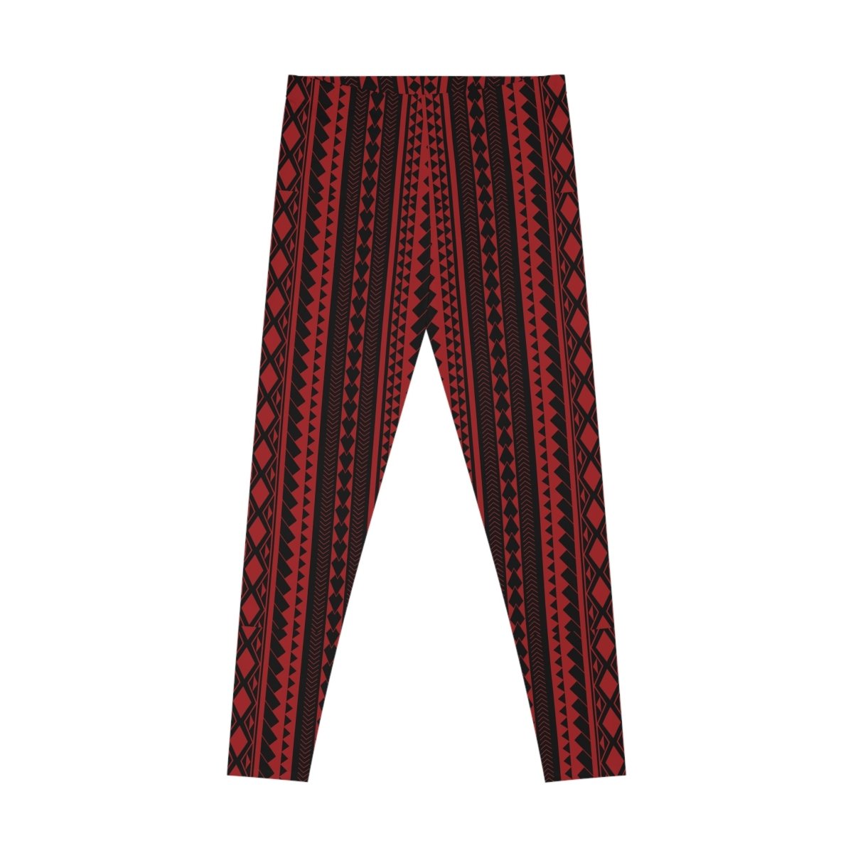 IslandFlex Leggings - Red Warrior - AU/NZ/USA - The Koko Samoa