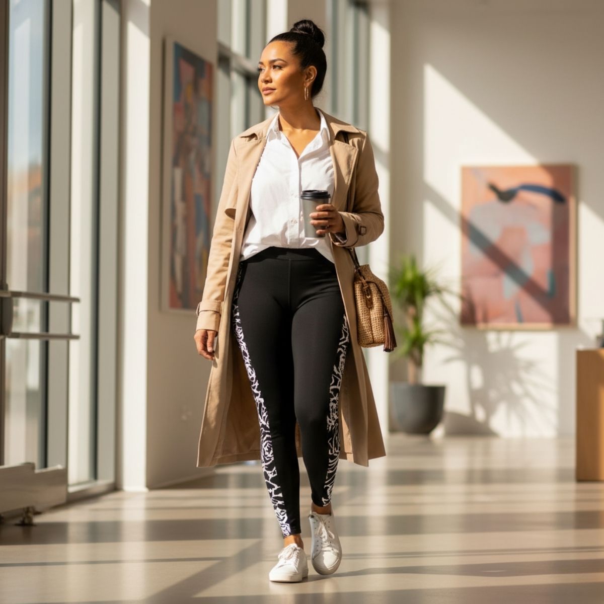 IslandFlex Mid-Rise Leggings - Faleasiu Nights - AU/NZ/USA