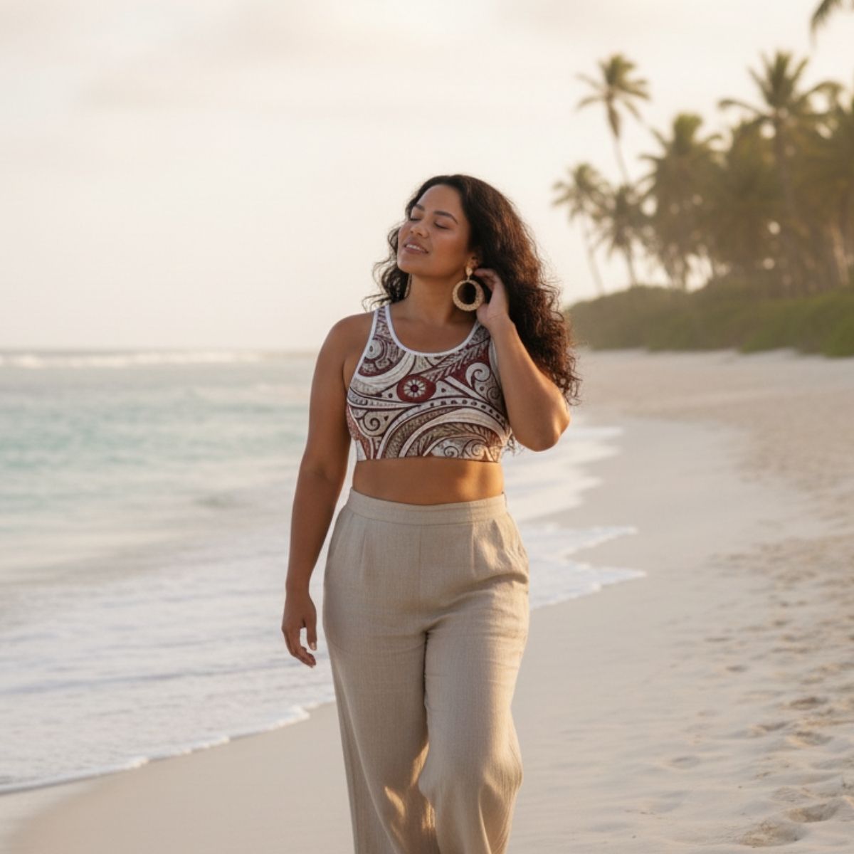 Islandflex Seamless Sports Bra - Firecrest - AU/NZ/USA - The Koko Samoa