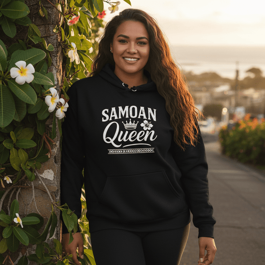 IslandHeavy™ Hoodie – Plus 2XL - 5XL – Samoan Queen - USA - The Koko Samoa