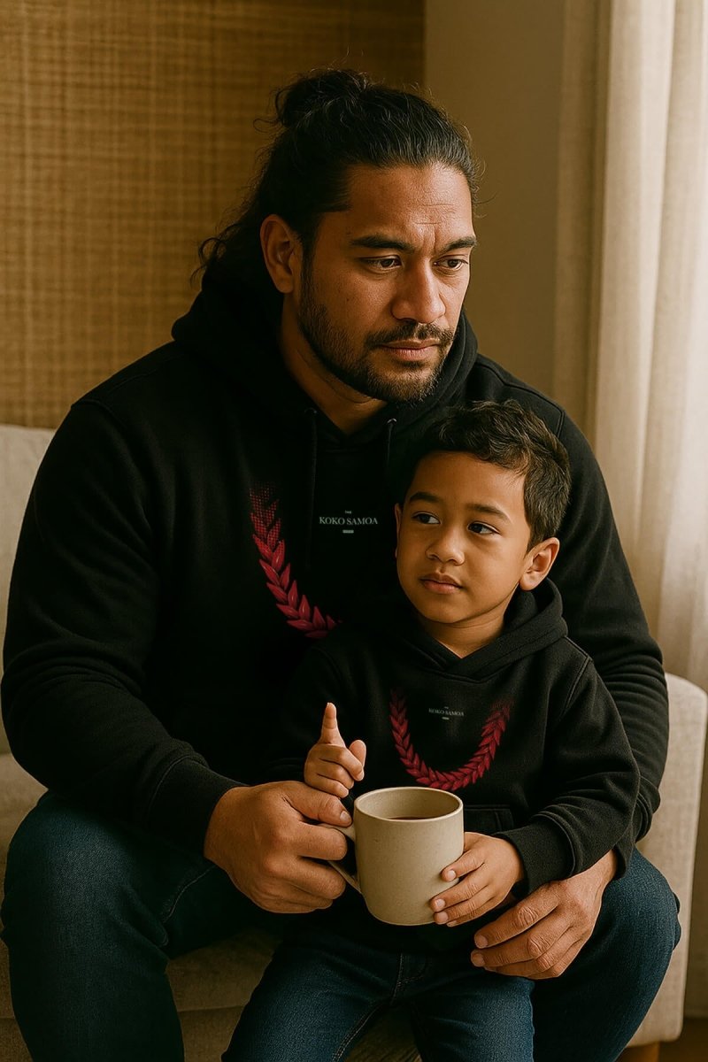 IslandHeavy™ Hoodie – Plus 2XL - 5XL – Ula Fala - USA - The Koko Samoa