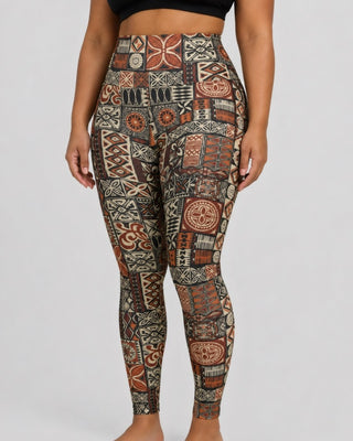 High-Waisted Leggings - Elei - USA - The Koko Samoa