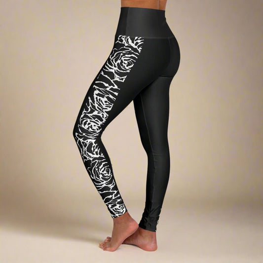 IslandRise High Waisted Leggings - Faleasiu Nights - USA - The Koko Samoa