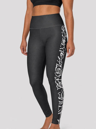 High-Waisted Leggings - Faleasiu Nights - USA - The Koko Samoa