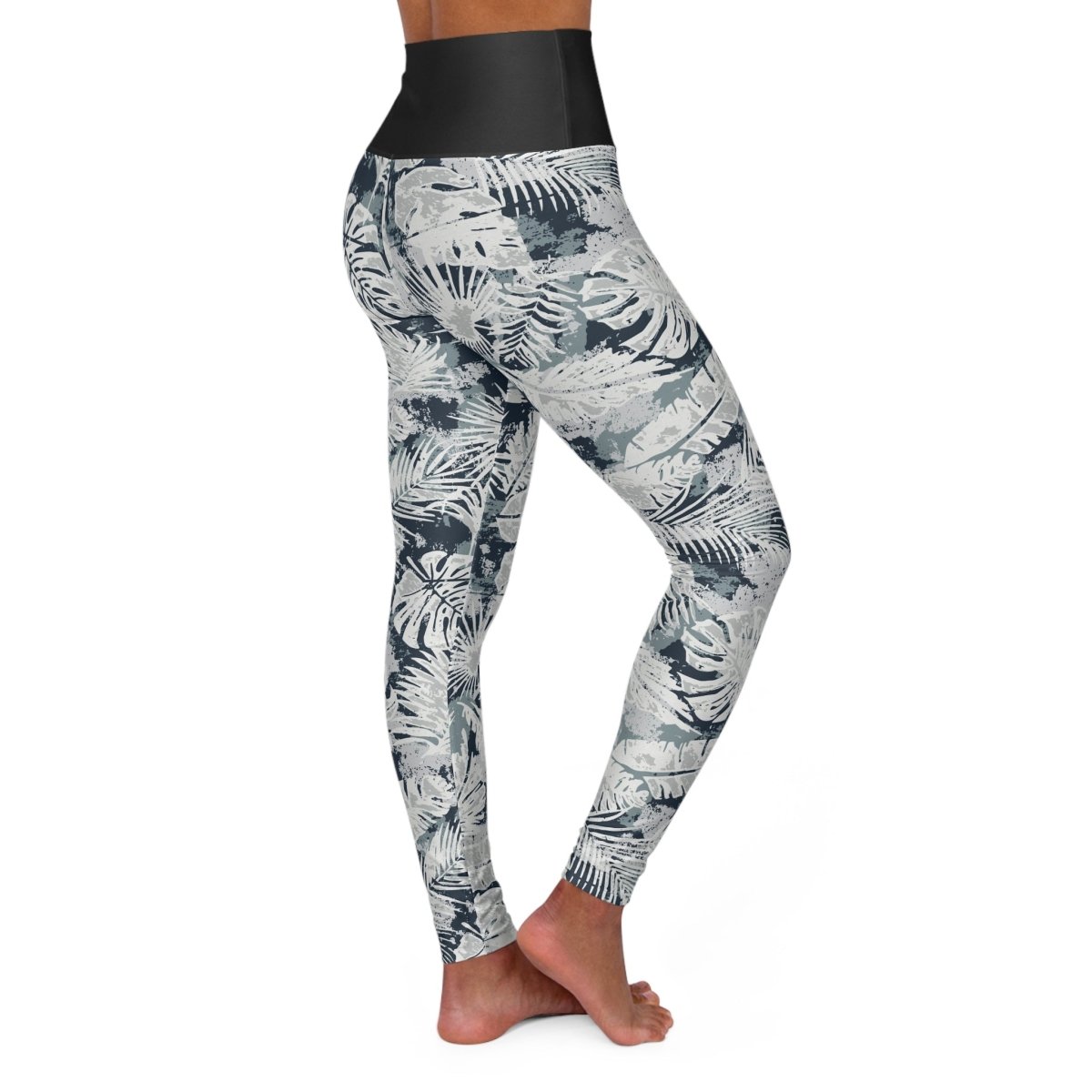 IslandRise High Waisted Leggings - Tiavi Mist - USA - The Koko Samoa