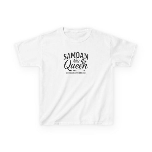 Kids Unisex Cotton Tee - Samoan Queen - USA - The Koko Samoa