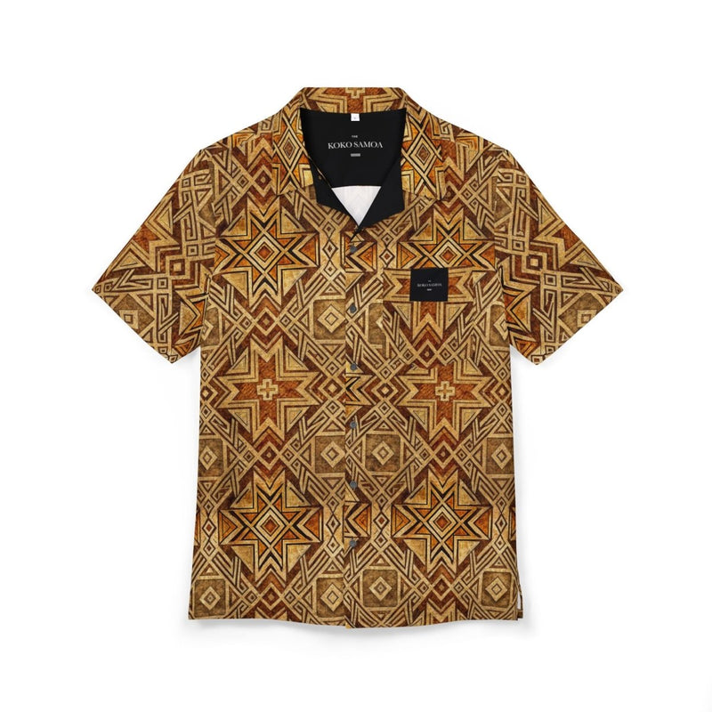 KoaTech™ - Hawaiian Button - Down Shirt - Earthline - AU/NZ/USA - The Koko Samoa