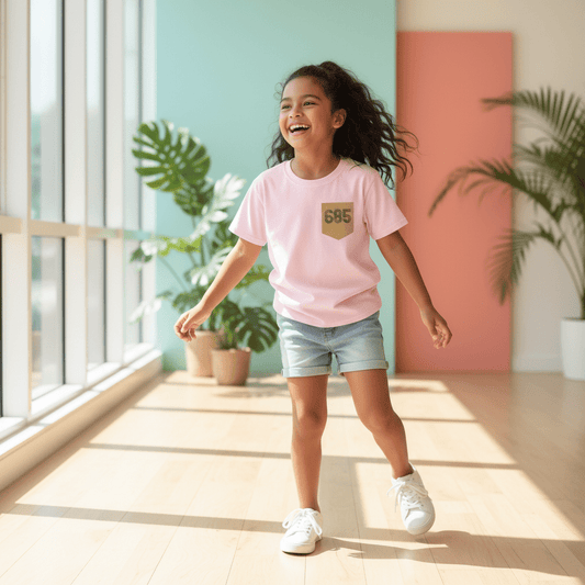 Kids Unisex Tee - 685 Pocket - USA - The Koko Samoa