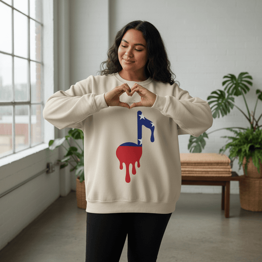 Unisex Heavy Sweatshirt - Samoan Note - Personalized - USA - The Koko Samoa