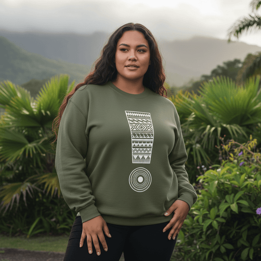 Unisex Heavy Sweatshirt - Exclaim - Personalized - USA - The Koko Samoa