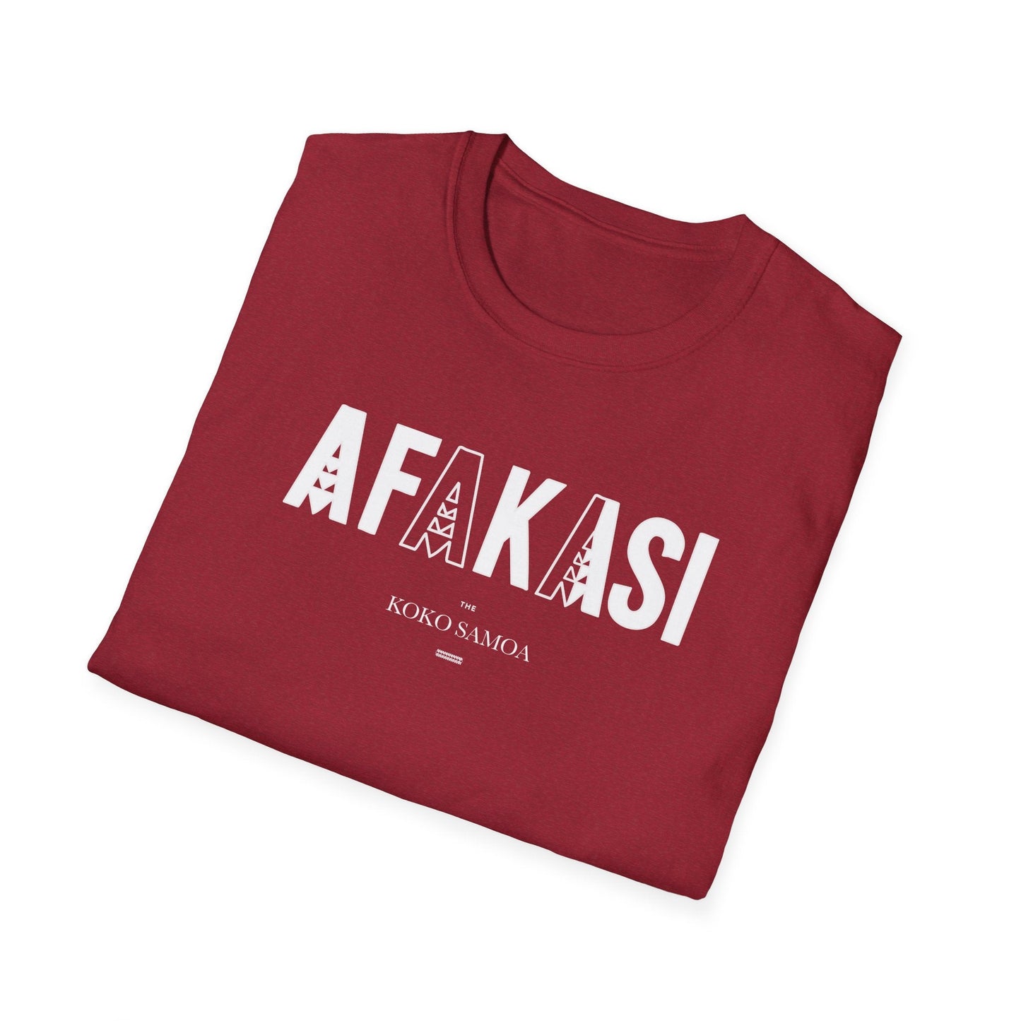 Soft Unisex Tee - Afakasi - USA - The Koko Samoa