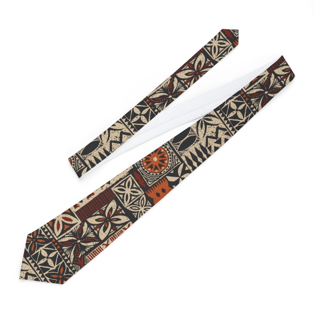 Black Elei necktie, one-size men's necktie for AU, NZ, and USA, featuring a sleek, classic design.