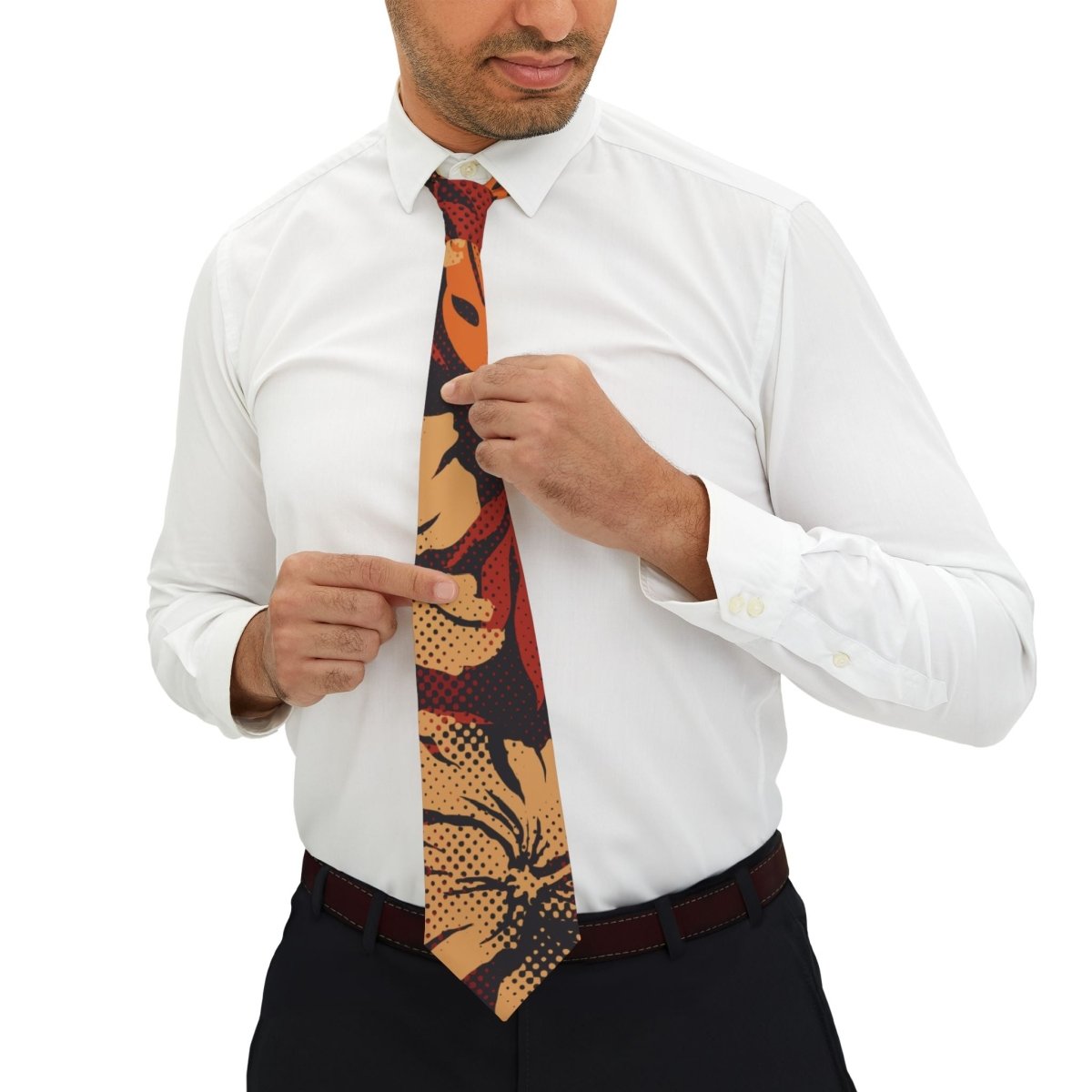 Lalomanu necktie, stylish accessory in one size, featuring vibrant patterns perfect for AU, NZ, and US fashion.