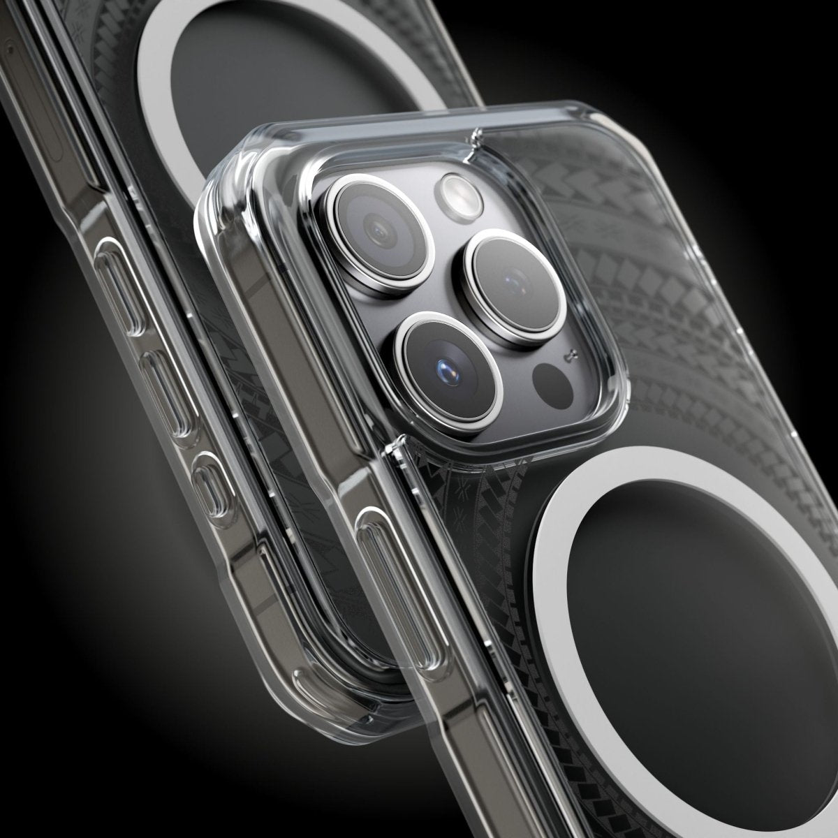 PasifikaOne MagSafe iPhone ClearCase - Samoan Black - AU/NZ/USA - The Koko Samoa