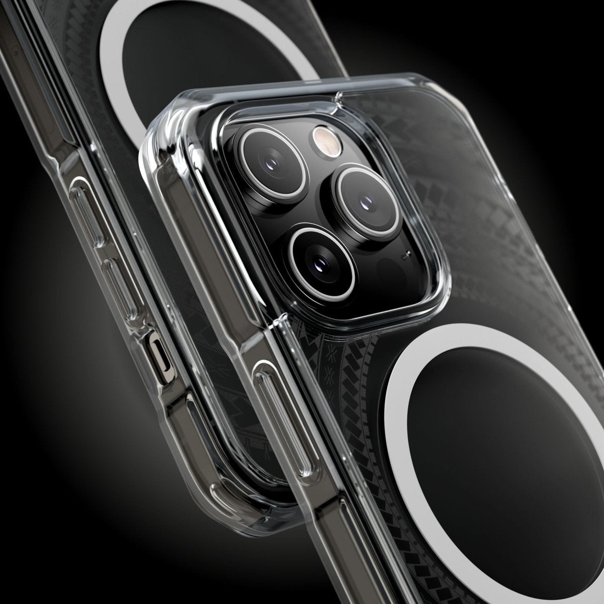 PasifikaOne MagSafe iPhone ClearCase - Samoan Black - AU/NZ/USA - The Koko Samoa