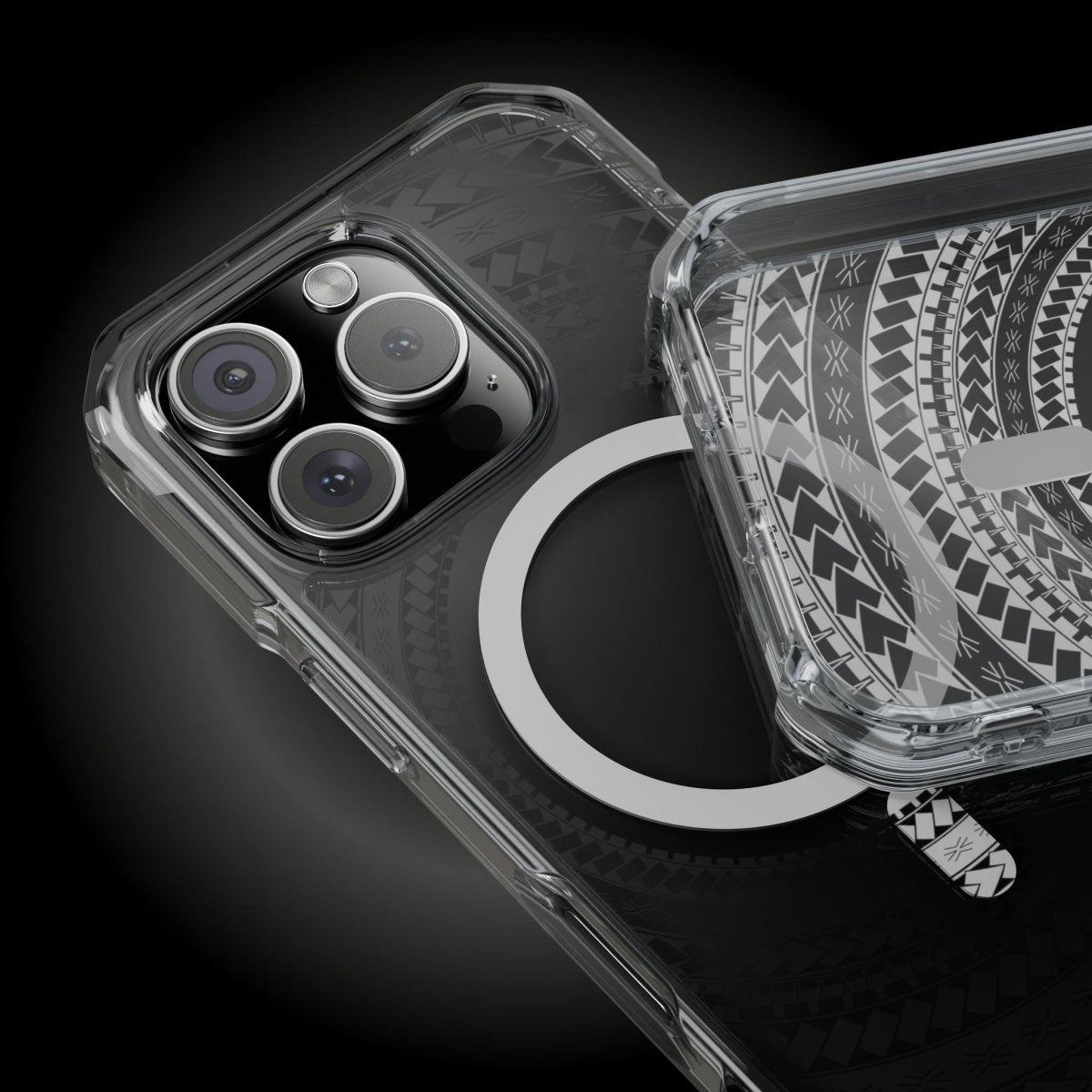 PasifikaOne MagSafe iPhone ClearCase - Samoan Black - AU/NZ/USA - The Koko Samoa