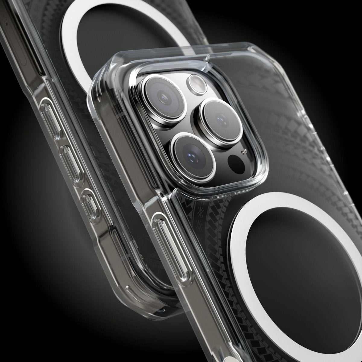 PasifikaOne MagSafe iPhone ClearCase - Samoan Black - AU/NZ/USA - The Koko Samoa