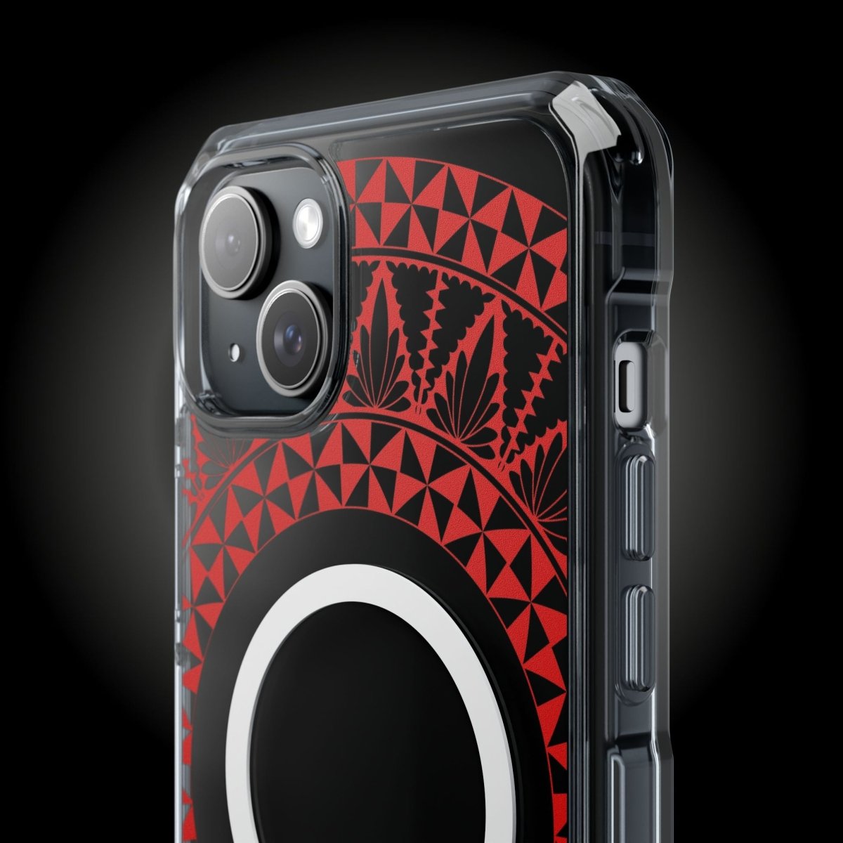 PasifikaOne MagSafe iPhone ClearCase - Tongan Redleaf - AU/NZ/USA - The Koko Samoa
