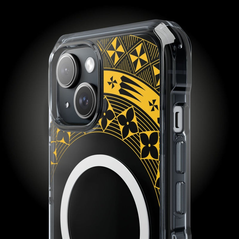 PasifikaOne MagSafe iPhone ClearCase - Tongan Yellow - AU/NZ/USA - The Koko Samoa